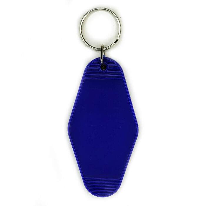 Vivid Transfers - UV DTF Blank - Motel Keychain - Deep Royal Blue