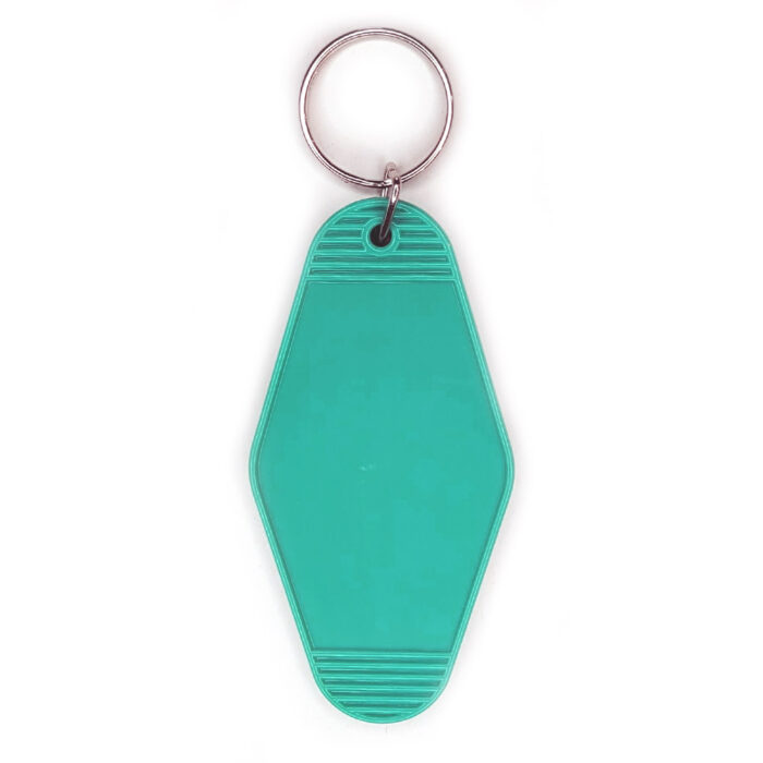 Vivid Transfers - UV DTF Blank - Motel Keychain - Deep Turquoise