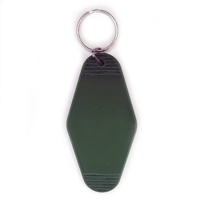 Vivid Transfers - UV DTF Blank - Motel Keychain - Forest Green
