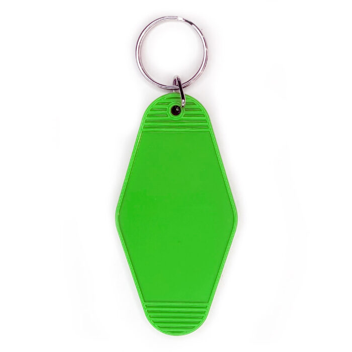 Vivid Transfers - UV DTF Blank - Motel Keychain - Leaf Green