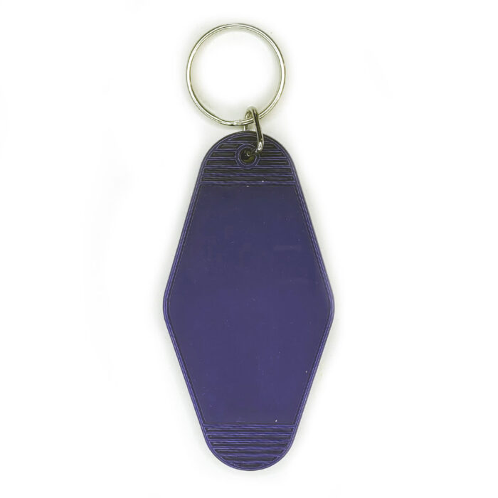 Vivid Transfers - UV DTF Blank - Motel Keychain - Navy Blue
