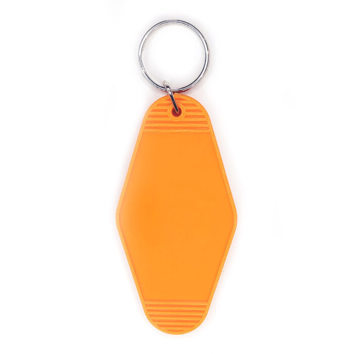 Vivid Transfers - UV DTF Blank - Motel Keychain - Orange