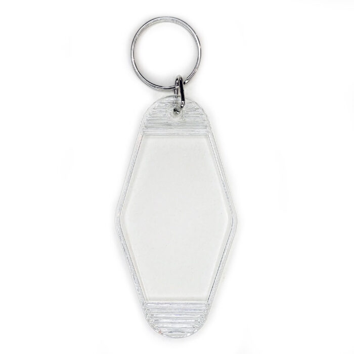 Vivid Transfers - UV DTF Blank - Motel Keychain - Transparent